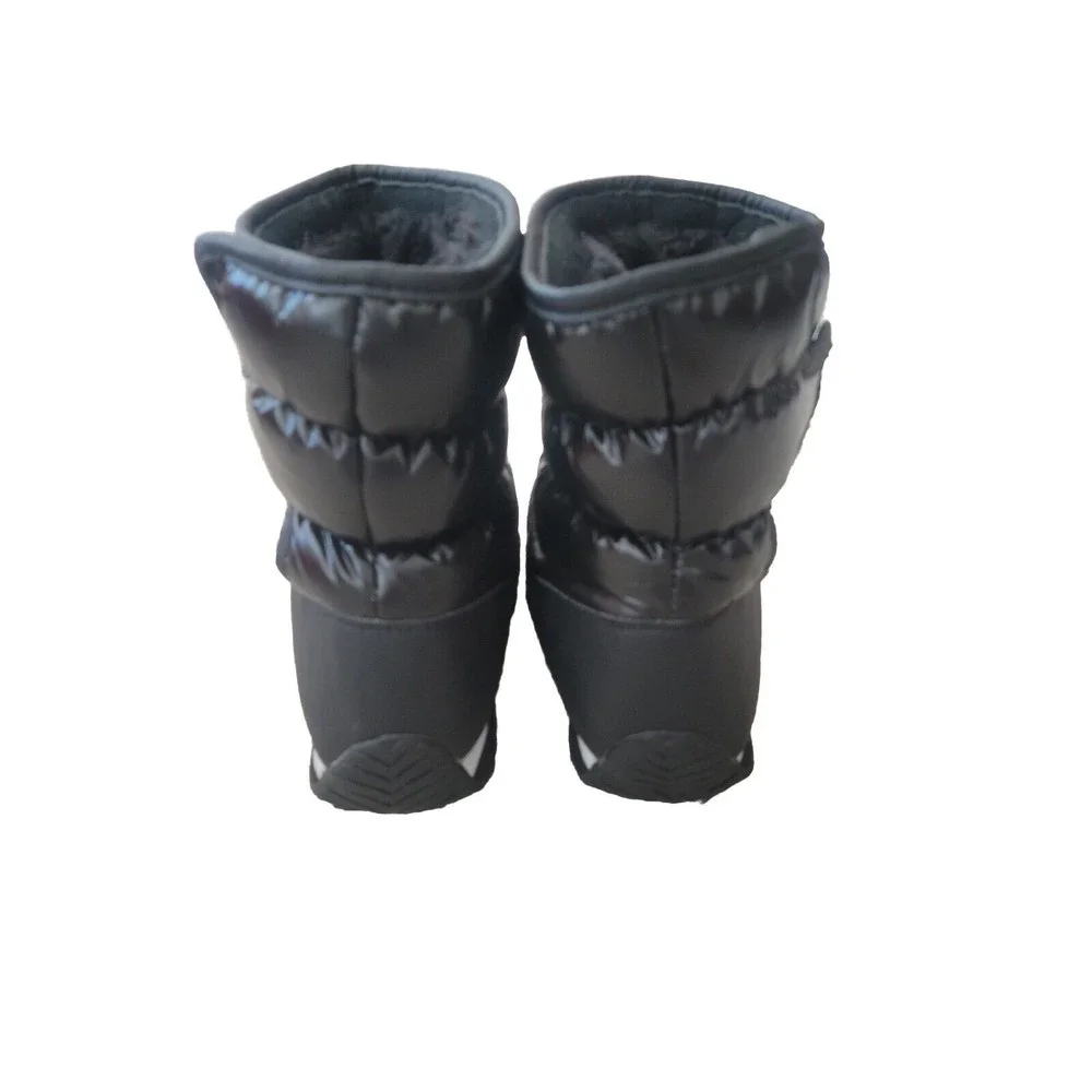 Hobibear A757 PUFFY Padded Fur Lined Unisex kids Snow Boots Sz 2.5 eu 34